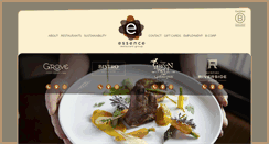 Desktop Screenshot of essencerestaurants.com