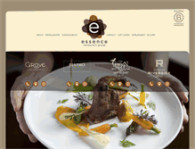 Tablet Screenshot of essencerestaurants.com